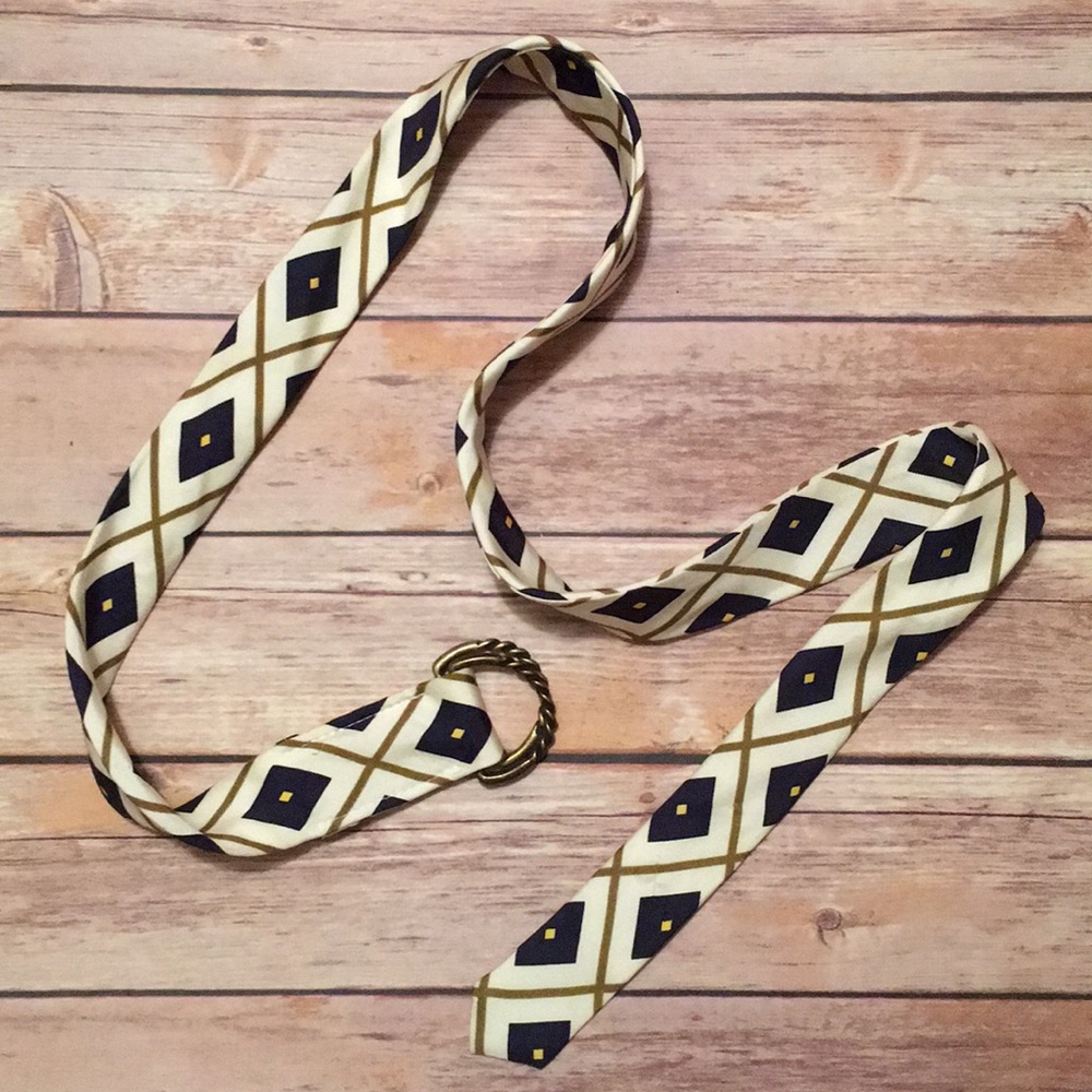 J Crew Silk Belt